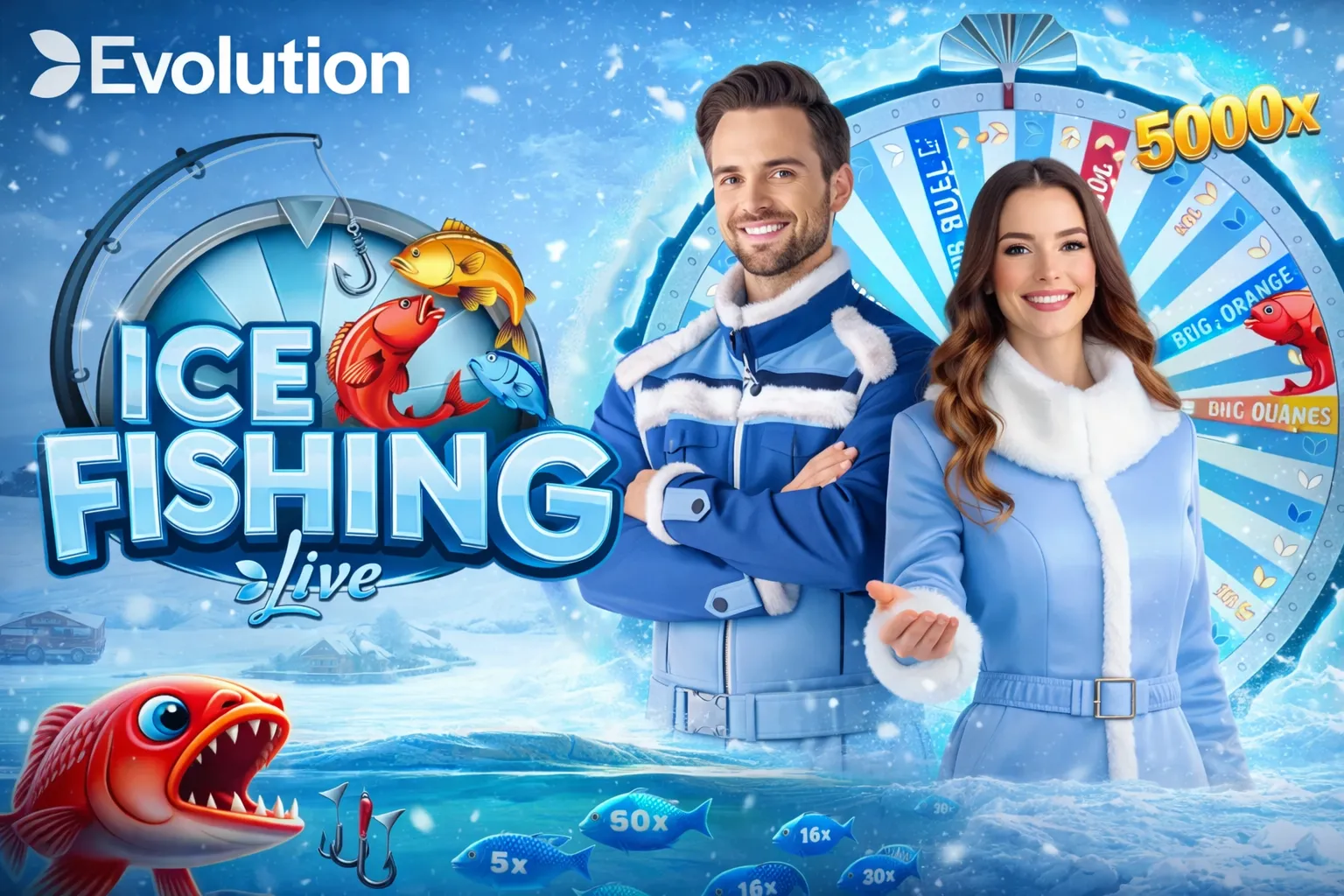 Ice Fishing Game – Live Casino Spel van Evolution